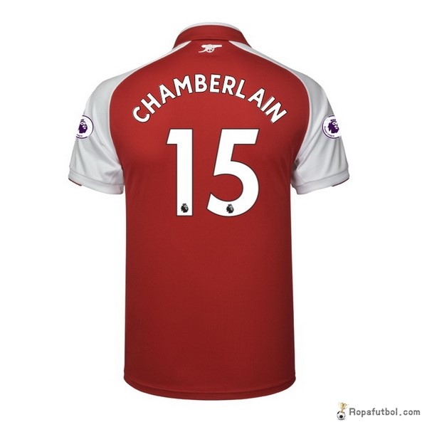 Camiseta Arsenal Replica Primera Ropa Chamberlain 2017/18